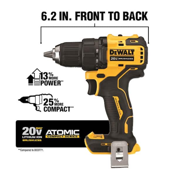 ATOMIC 20V MAX Cordless Brushless Compact 1/2 in Drill/Driver (Tool Only) Image 2