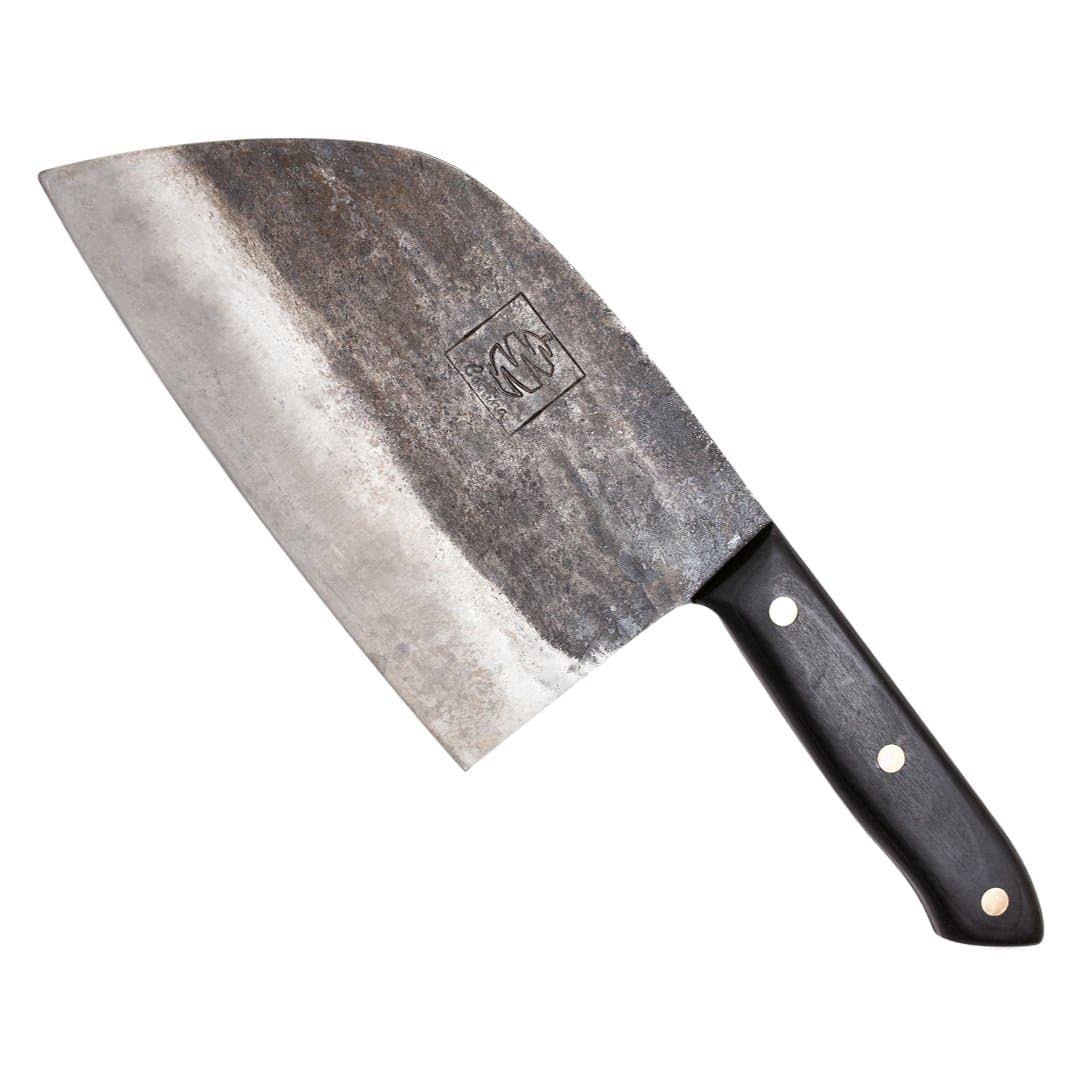 Coolina Knife PROMAJA Handmade Multipurpose Chef��s Knife, Carbon Steel Knife with Wooden Handle for Indoor and Outdoor Cooking | Well Balanced and