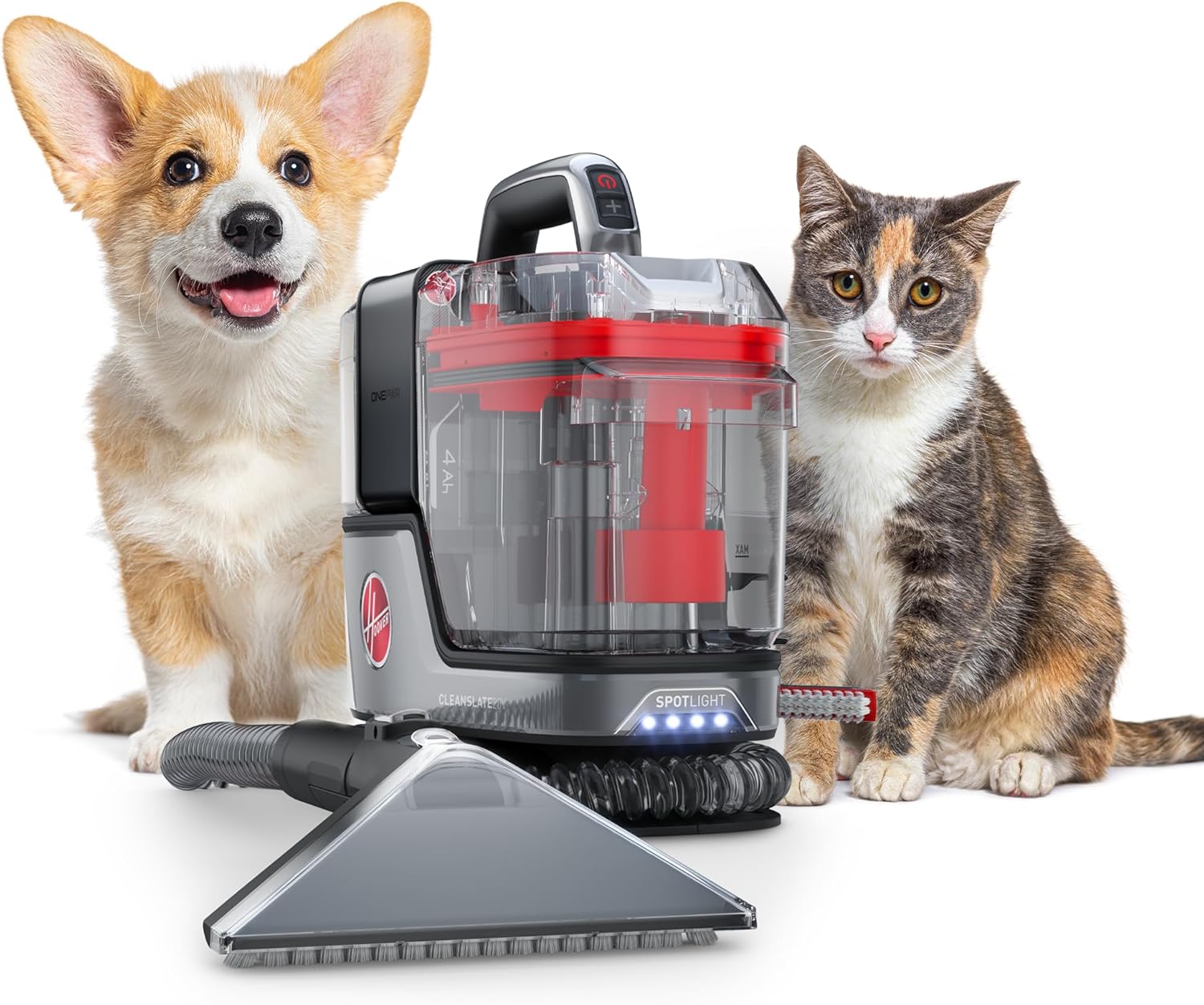 Nettoyeur de taches portable pour tapis et tissus d'ameublement Hoover CleanSlate Plus avec aspiration puissante