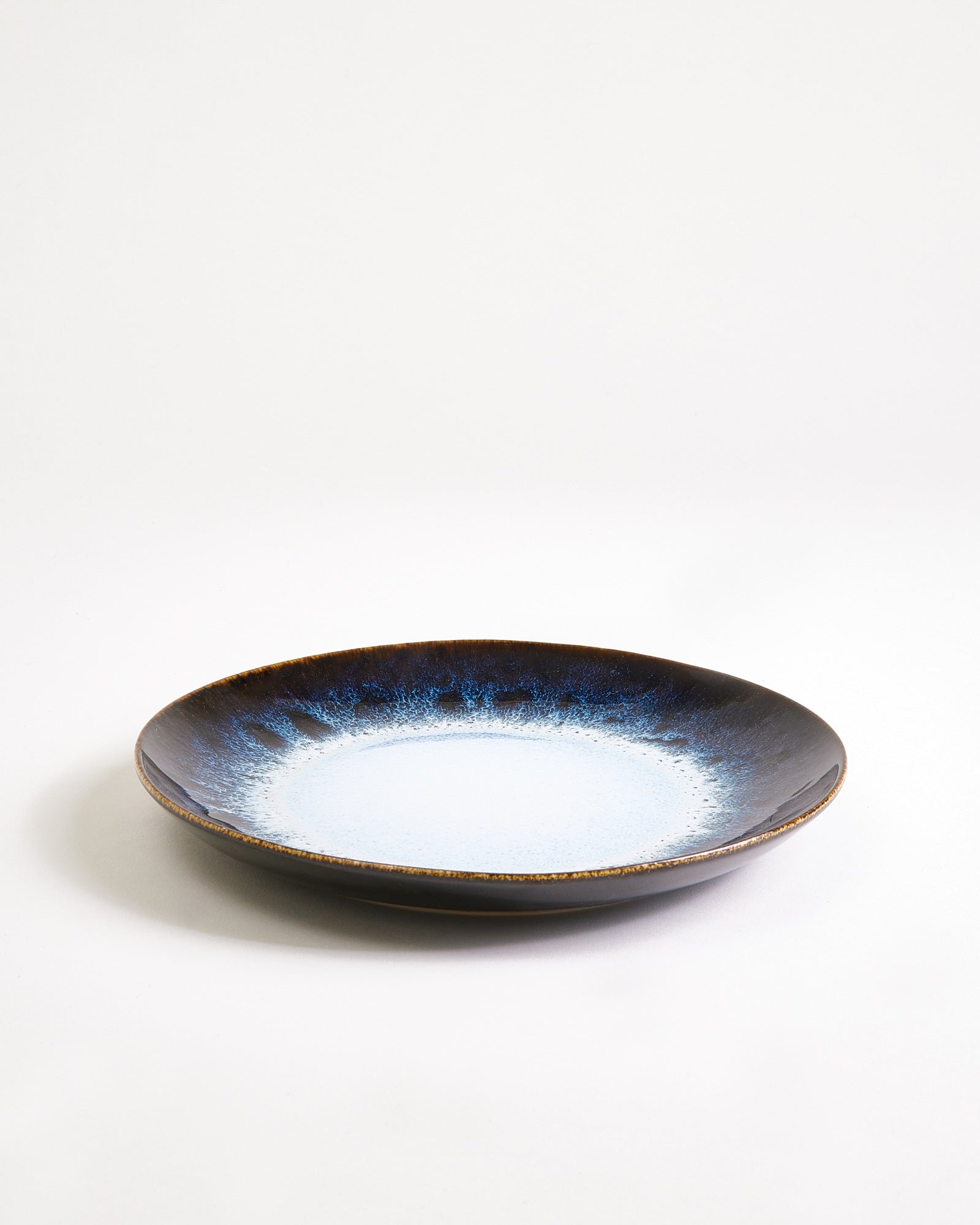 ALCACHOFRA - LARGE PLATE CLASSIC BLACK-BLUE