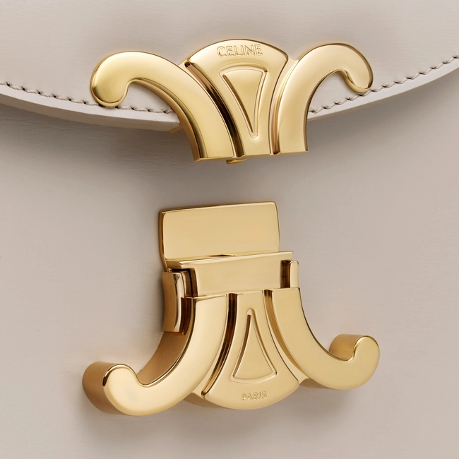 TEEN BESACE TRIOMPHE IN SHINY CALFSKIN TRENCH