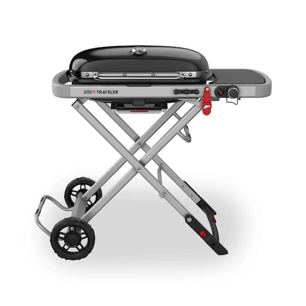 Traveler Portable Propane Gas Grill in Black