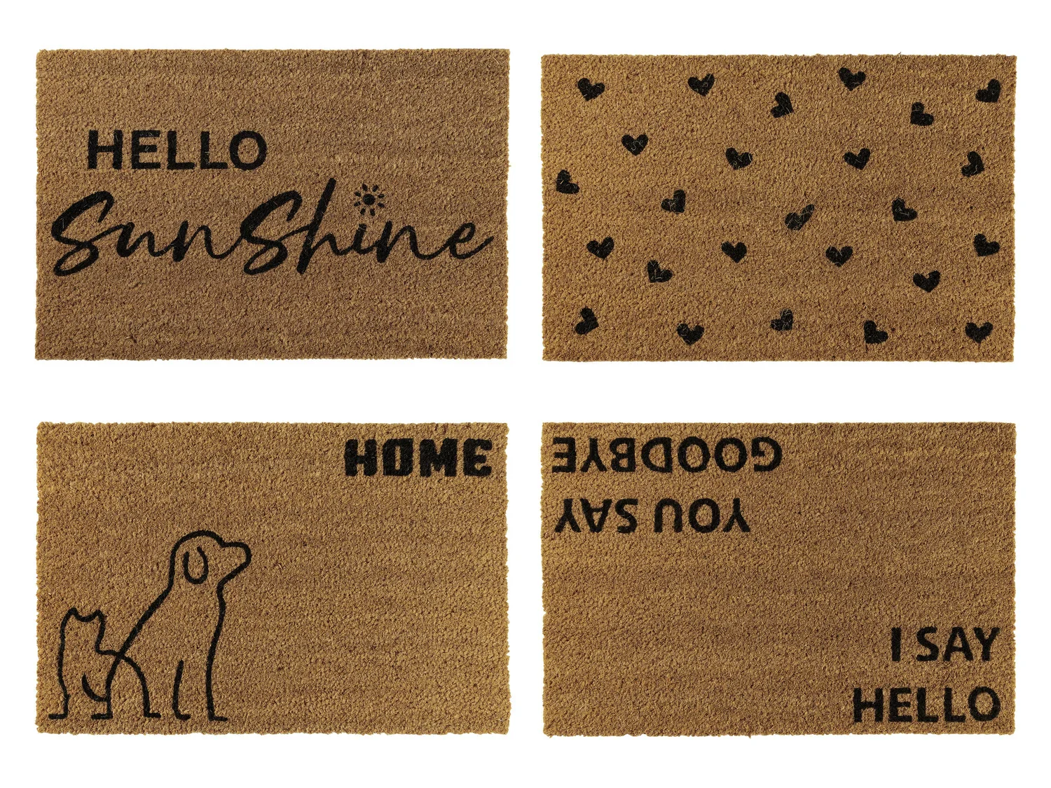 LIVARNO home Paillasson en coco, 40 x 60 cm