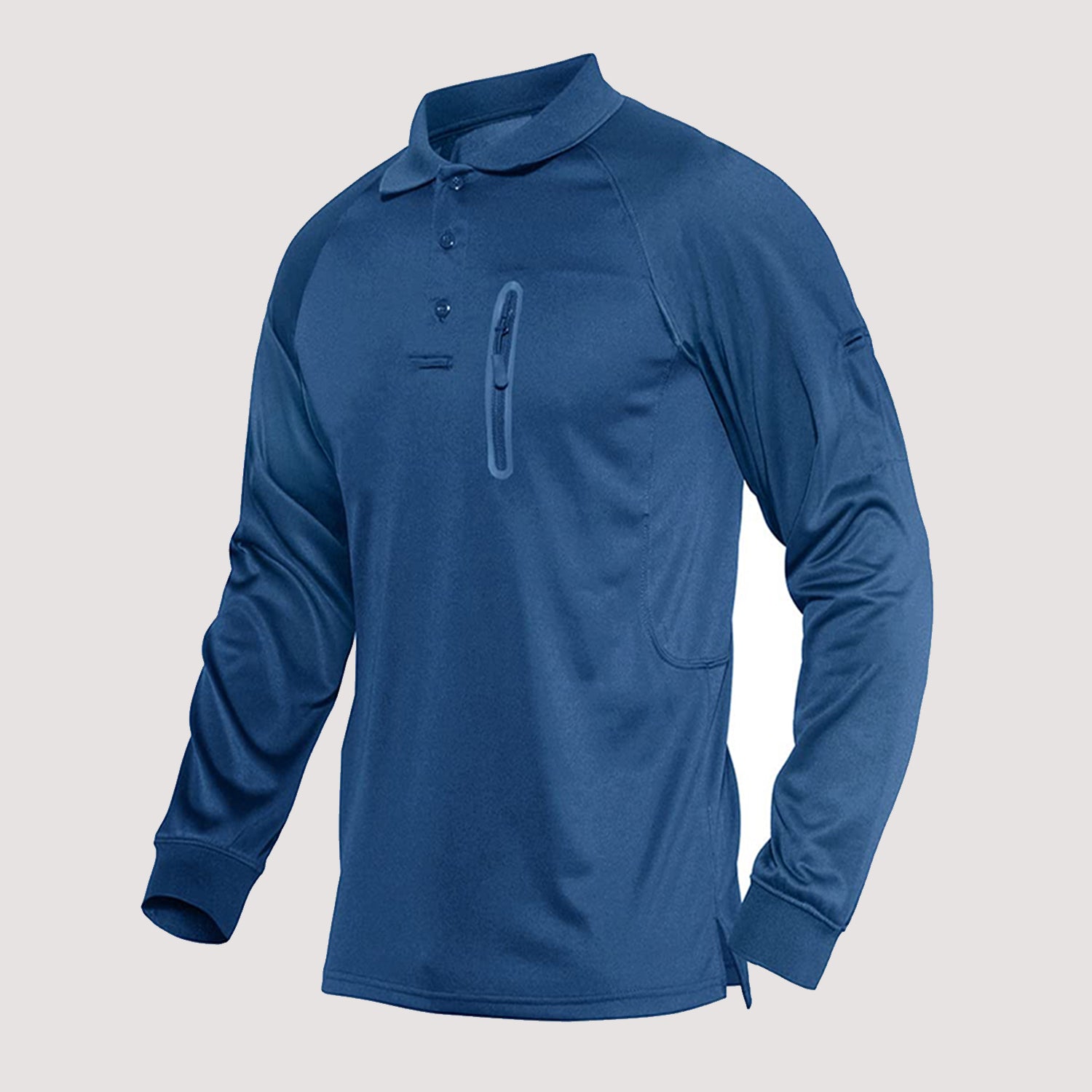 T-shirt cargo militaire à manches longues pour homme, idéal pour la course, l'entraînement au combat et le tir.