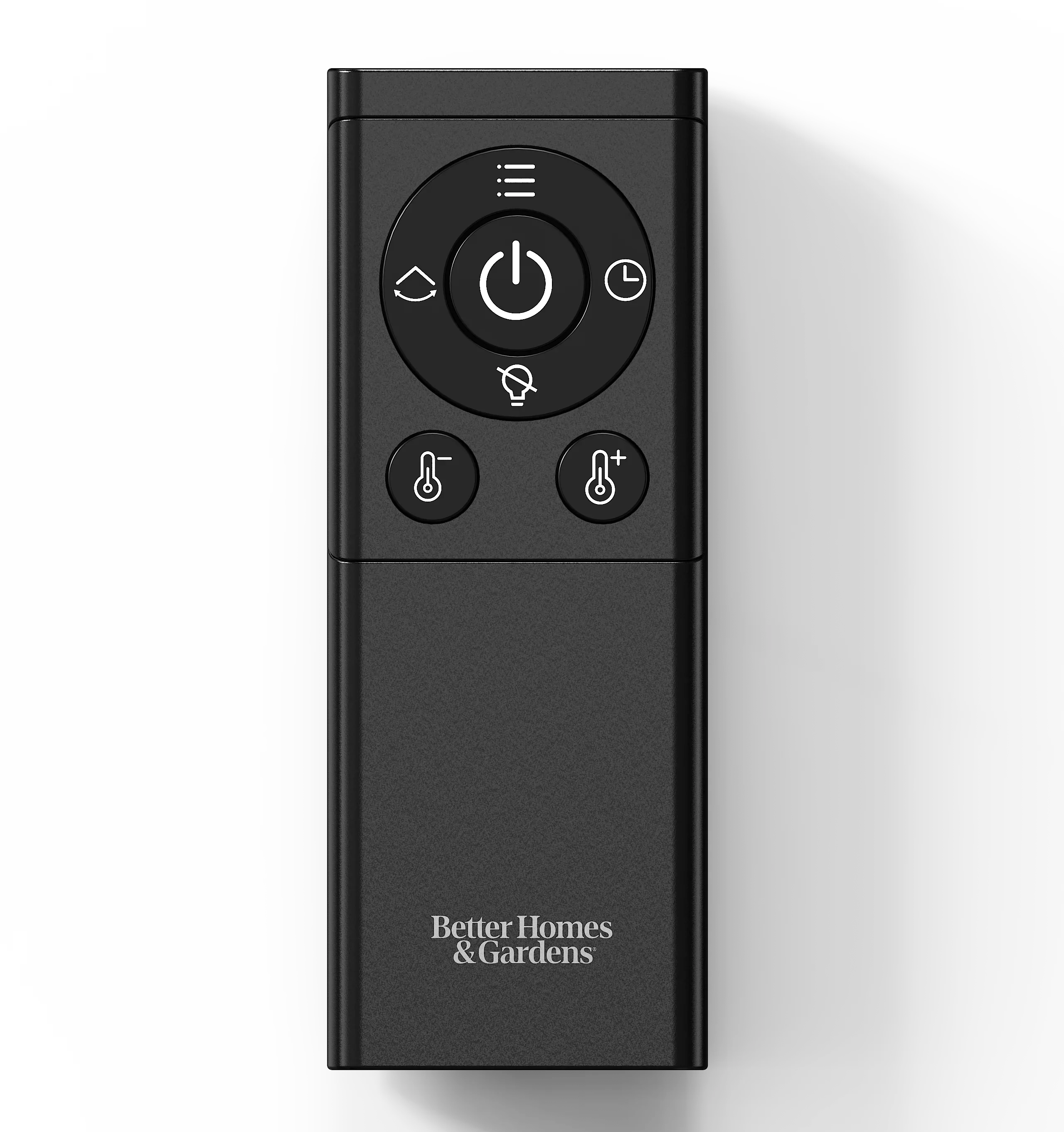 Better Homes & Gardens 36'' 1500W Electric 3 Heat Settings Oscillating Tower Heater with Remote Control, 12H Timer, Walnut & Black