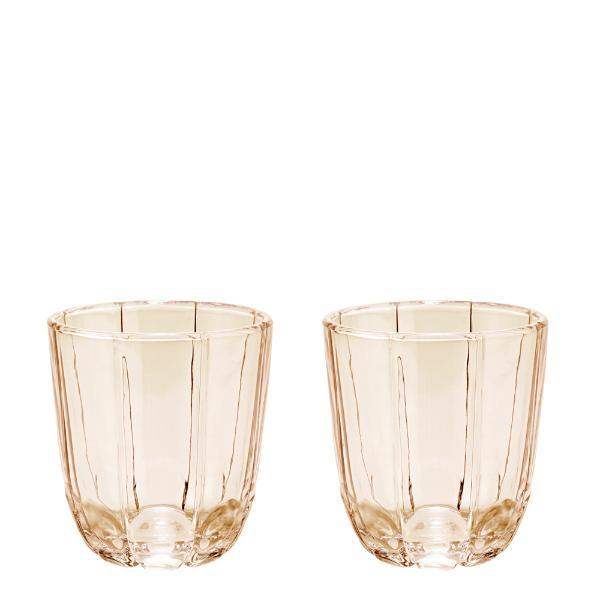 Lily vannglass 32 cl 2 stk toffee rose