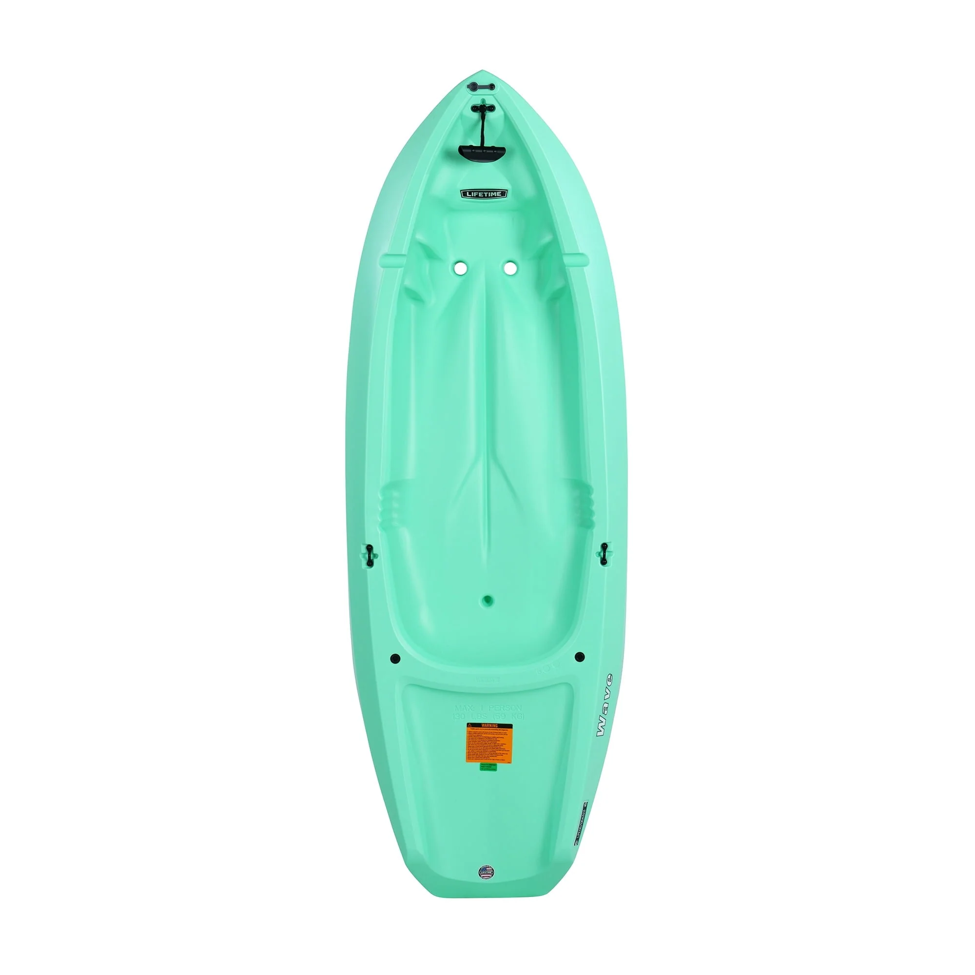 Wave 6 ft Youth Kayak, Seafoam Green (91237) - Image 10