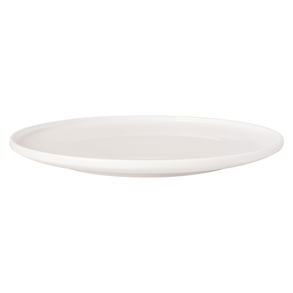 Afina Serving/ Under Plate - White, 12.7'', Premium Porcelain