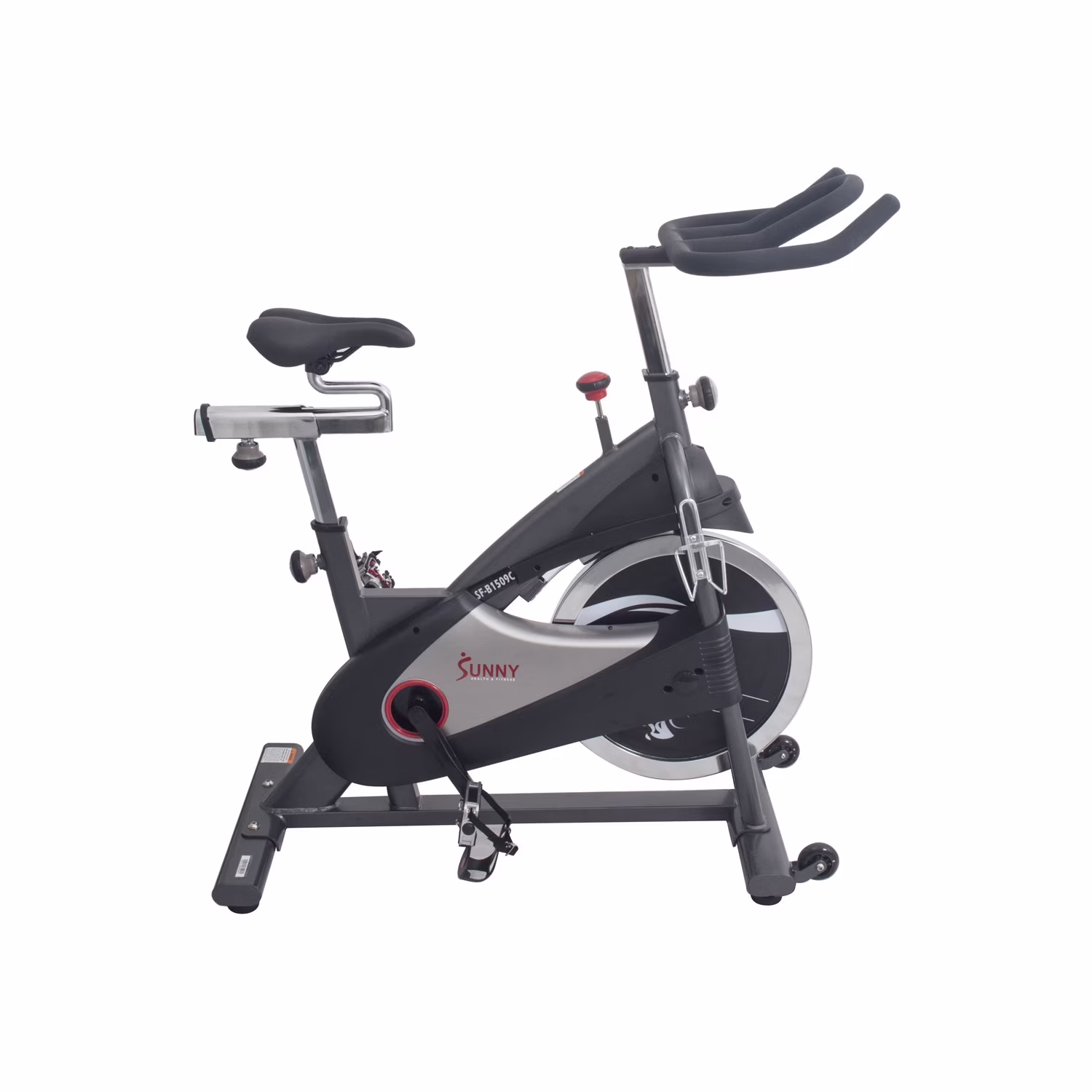 40lb Flywheel Belt Drive Indoor Cycle Bike w/ Clipped Pedals SF-B1509(Belt Drive) - Image 9