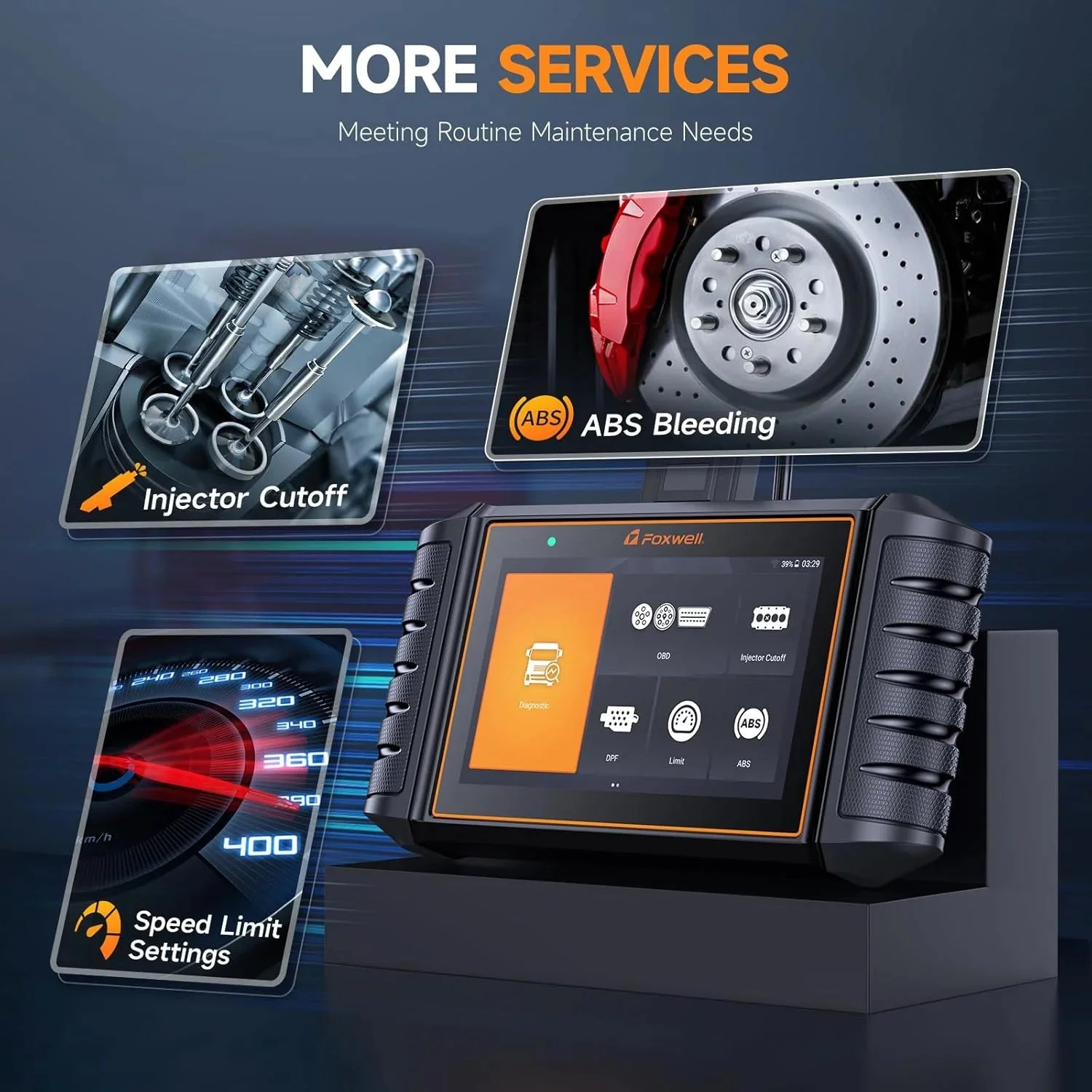 Heavy Duty Truck Scanner with Dpf Regen/injector Cutoff/limit Setting, Full System Diesel Diagnostic Scan Tool for Cummins, Detroit,…