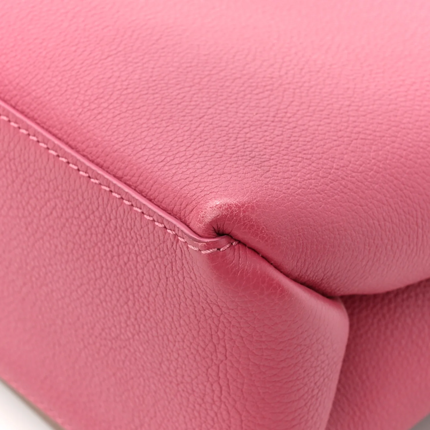 Soft Calfskin My Lockme Top Handle Lie De Vin Oxford Greige