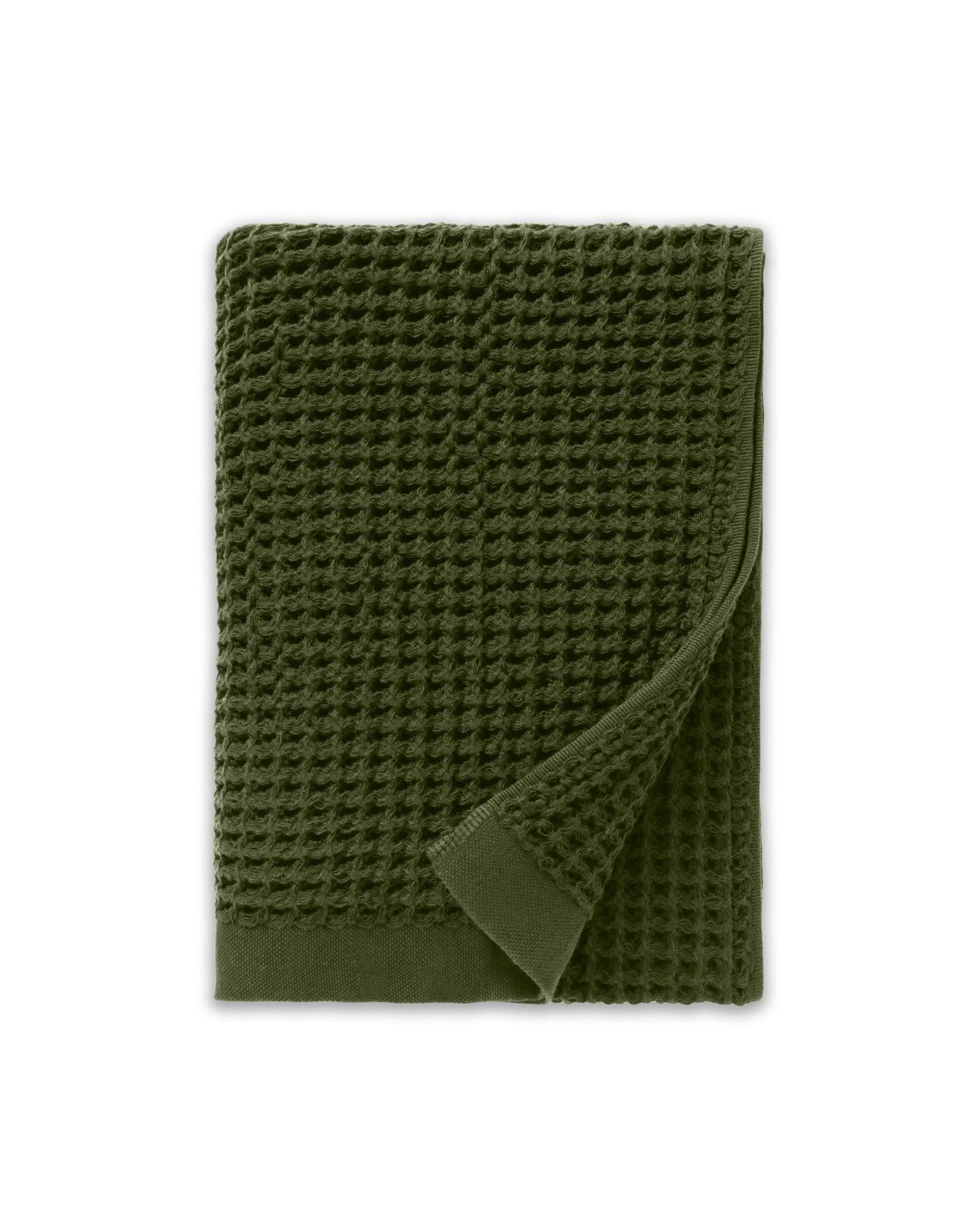 Onsen Waffle Bath Towel, Forest