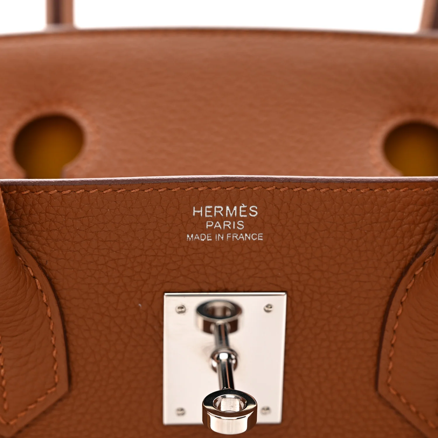 Togo Swift Officier Birkin 30 Gold Ambre