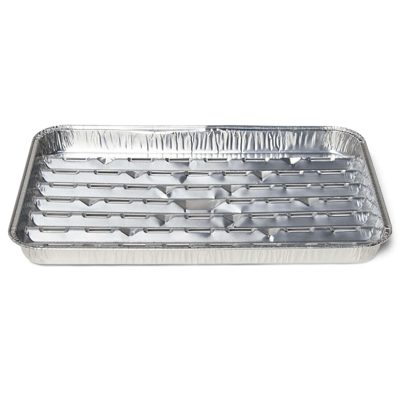 Plat à barbecue rectangulaire aluminium x5 L34x23xH3cm