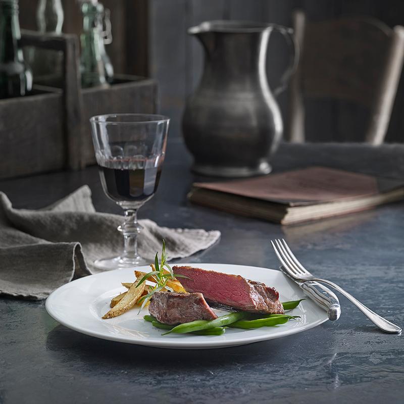 Sancerre tallerken 22 cm hvit