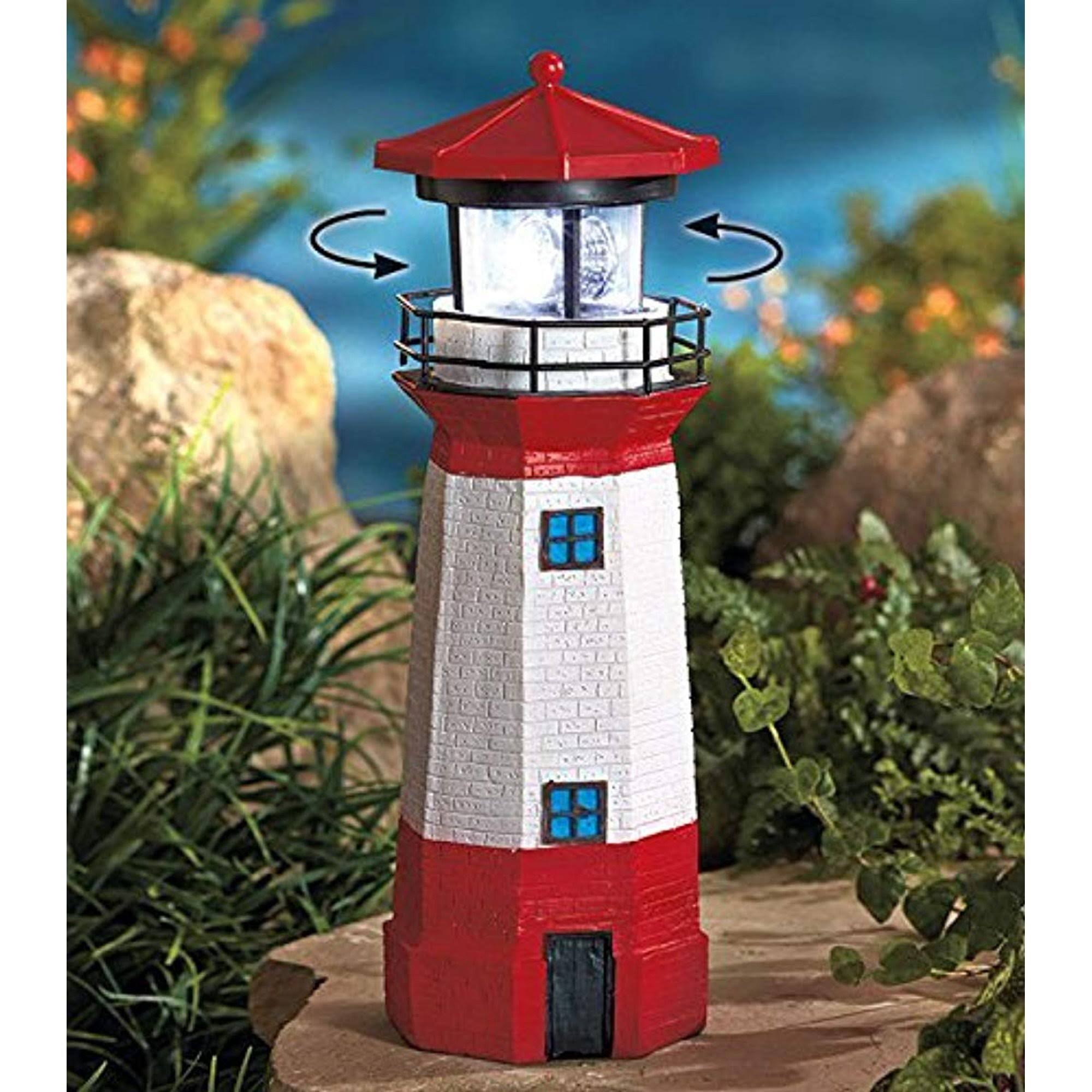 Jumbl Solar Lighthouse with Rotating Lamp