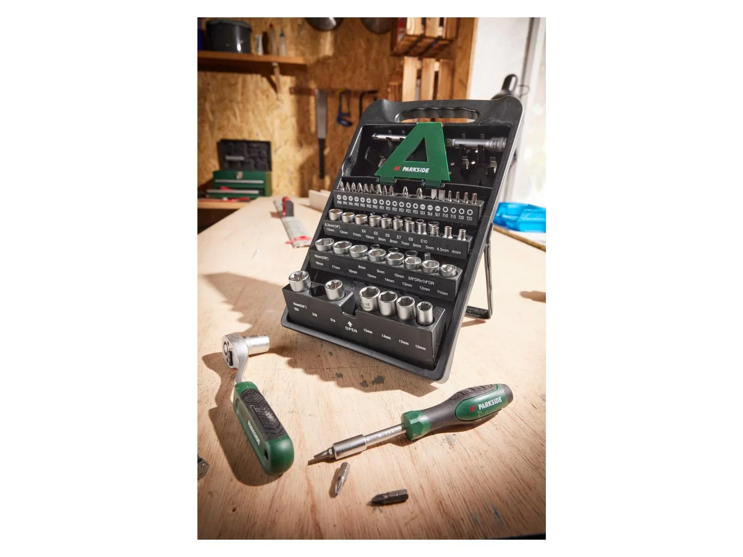 PARKSIDE Jeu de cls  douille, 61 pices