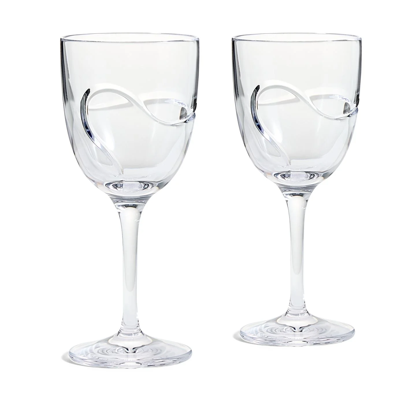 Vera Wang Luxe Graphite White Wine Pair