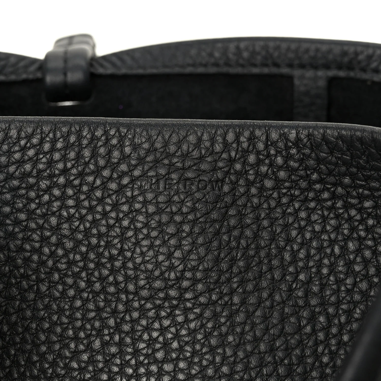 Grained Calfskin Small Park Tote Black
