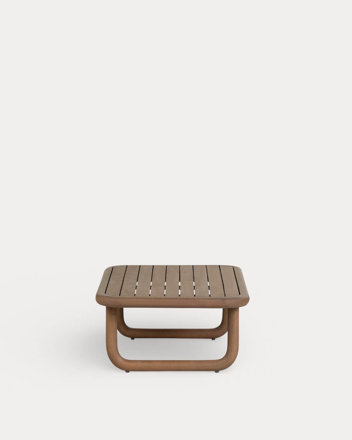 Edvard - Mesa de Centro Rectangular de Madera de Eucalipto (110x65 cm) Edvard