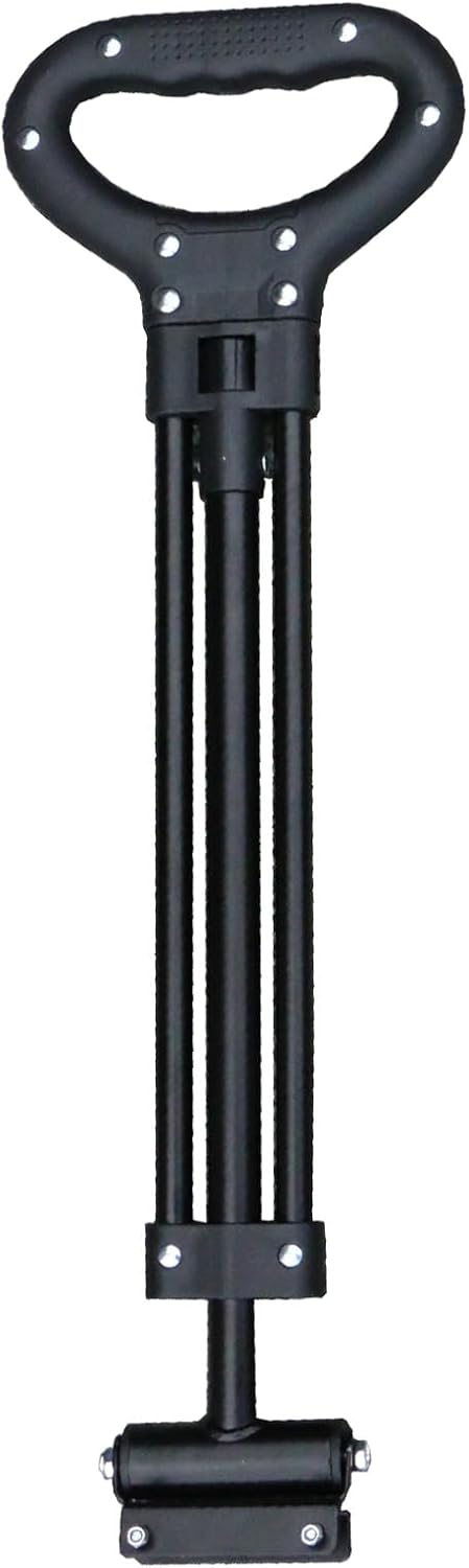 Folding Stroller Handle – Retractable Tow Bar, Adjustable Pull Rod, Portable Design| Foldable Handle for Camping Shopping Cart Use