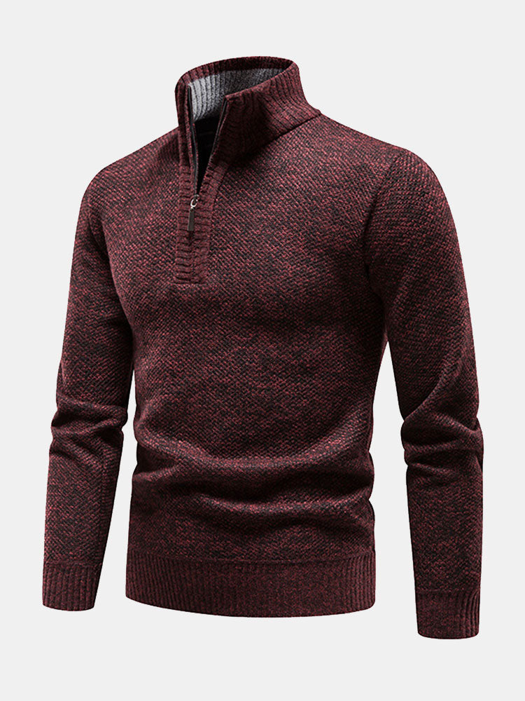 Pull à demi-zip pour homme