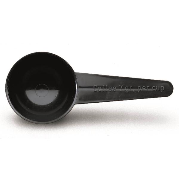 Måleskje 10 cm svart