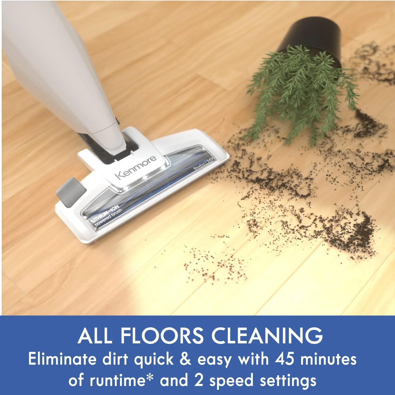DS1030 Lightweight Cordless Stick Vacuum Cleaner, 24V, White, Handvac under 3lbs(White) - Image 6