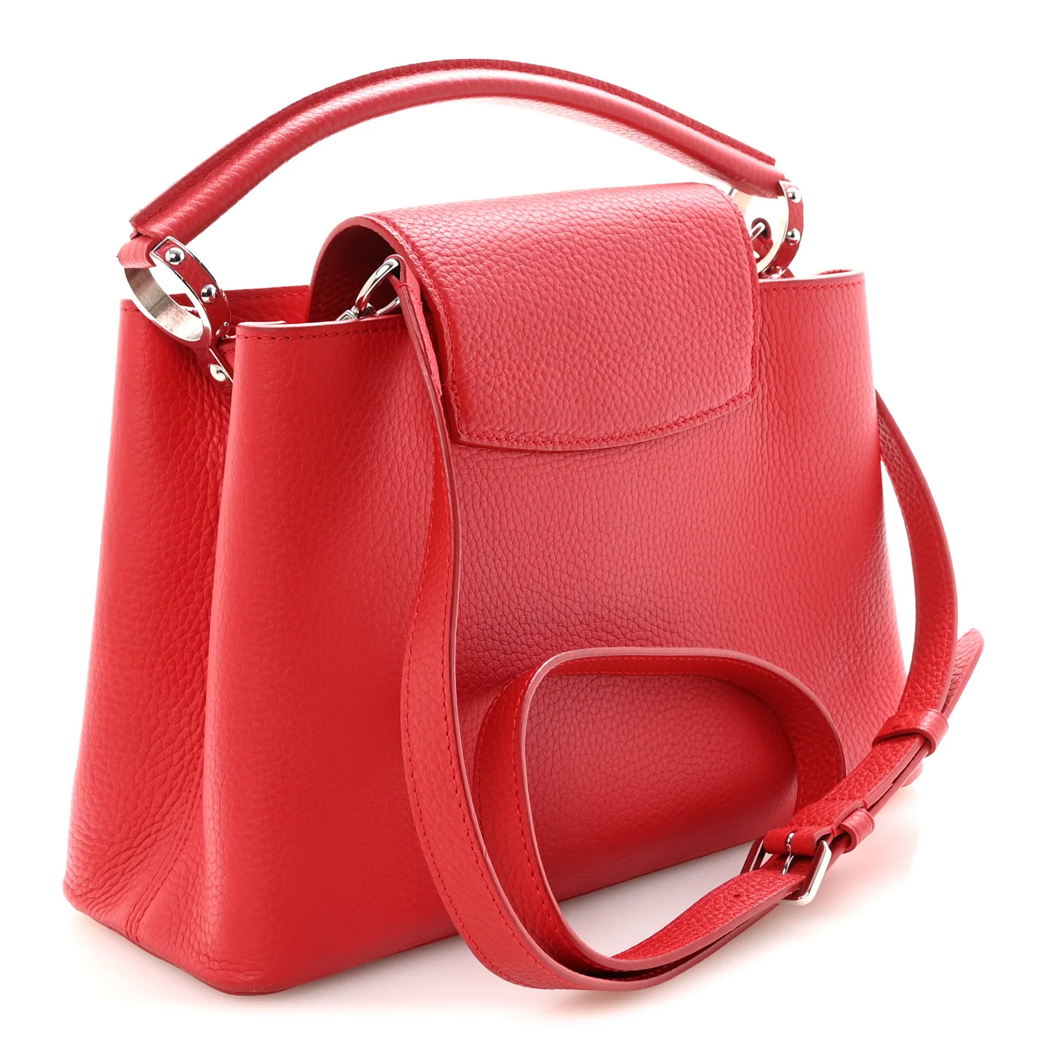 Taurillon Capucines PM Rubis