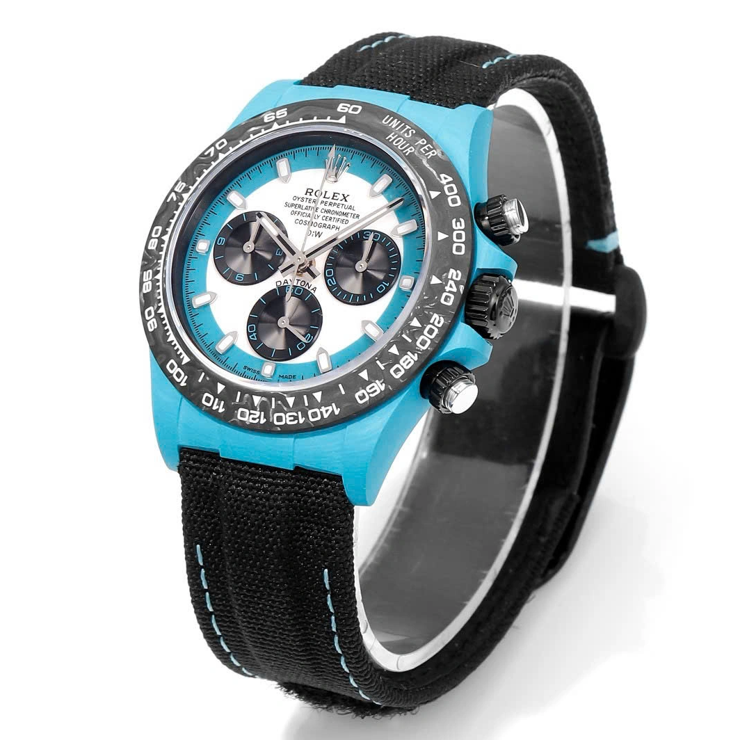 [Super Clone]Rolex Daytona DIW Carbon Tifany “CELESTE INVERT” 40mm Replica 1:1 – Top Quality Version
