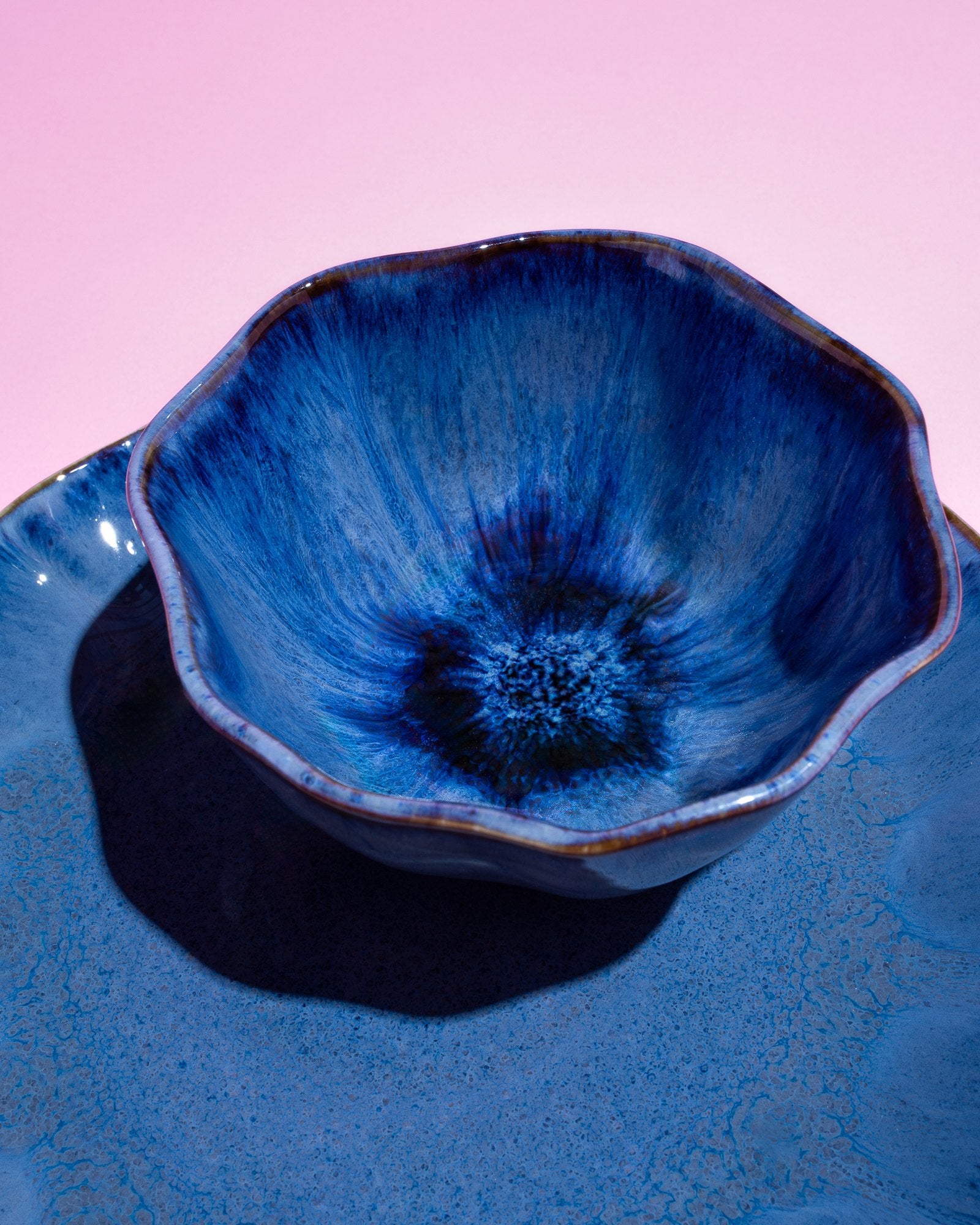 PÉROLA - CEREAL BOWL SHELL DARK BLUE