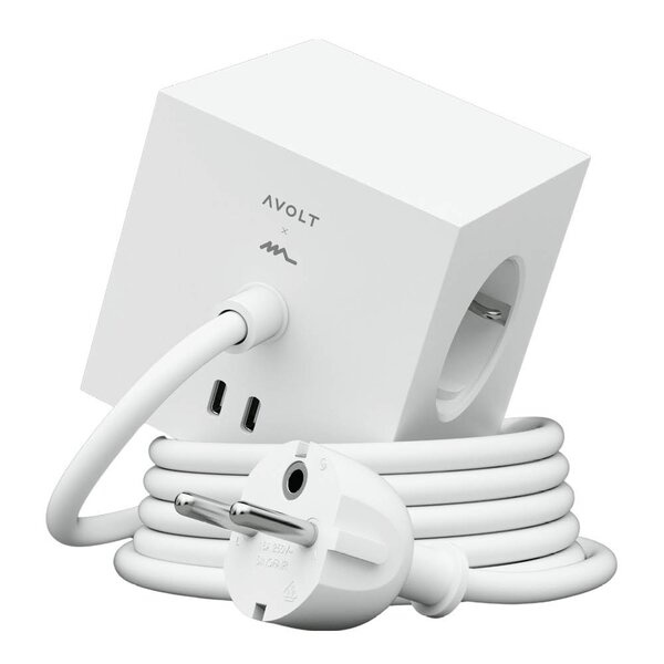 Square 1 USB-C kabel 3 m Opal White