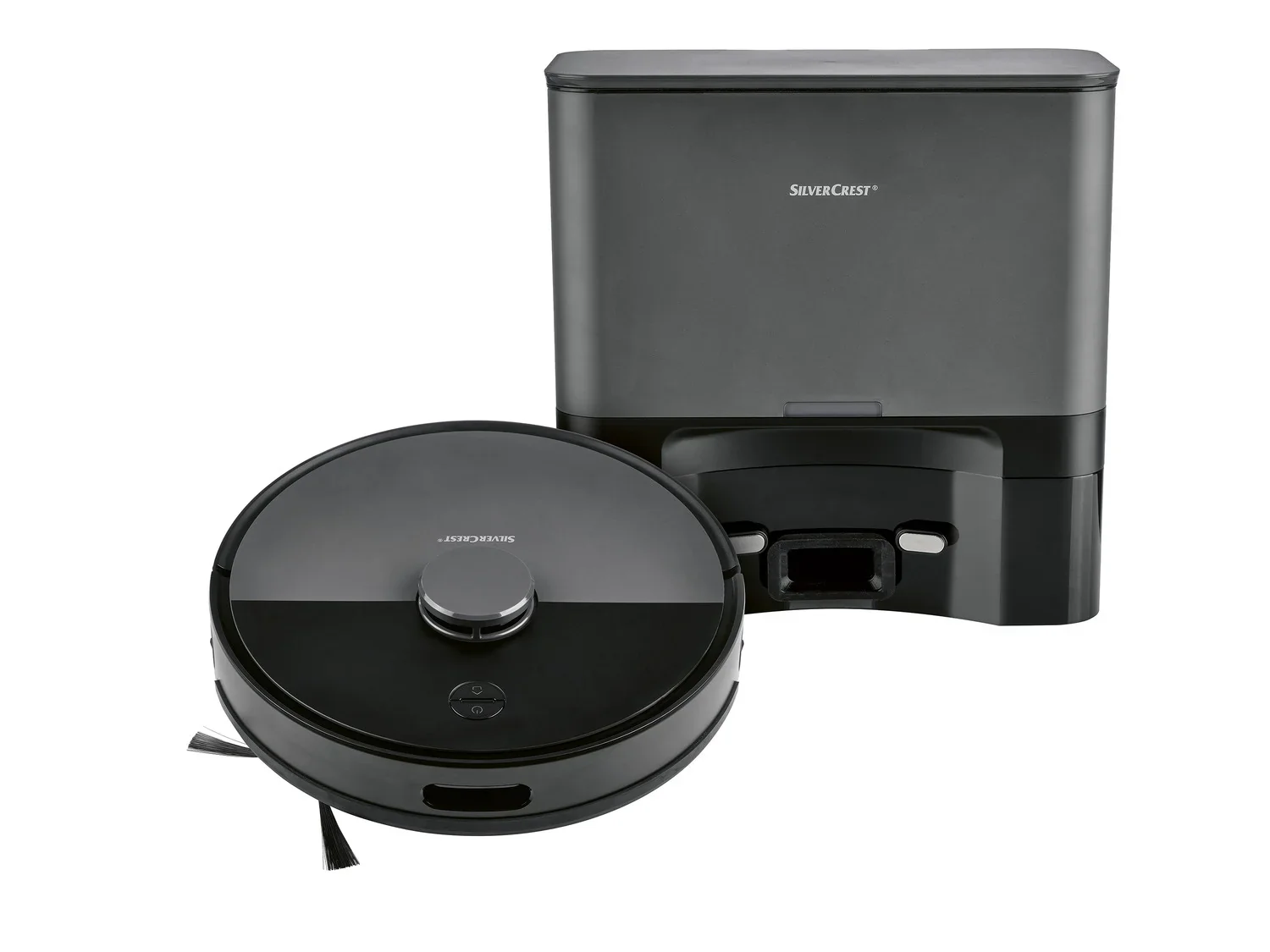 SILVERCREST Robot aspirateur avec station d'aspiration
