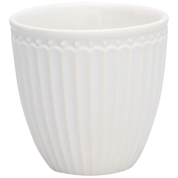 Alice mini latte kopp 10 cl white
