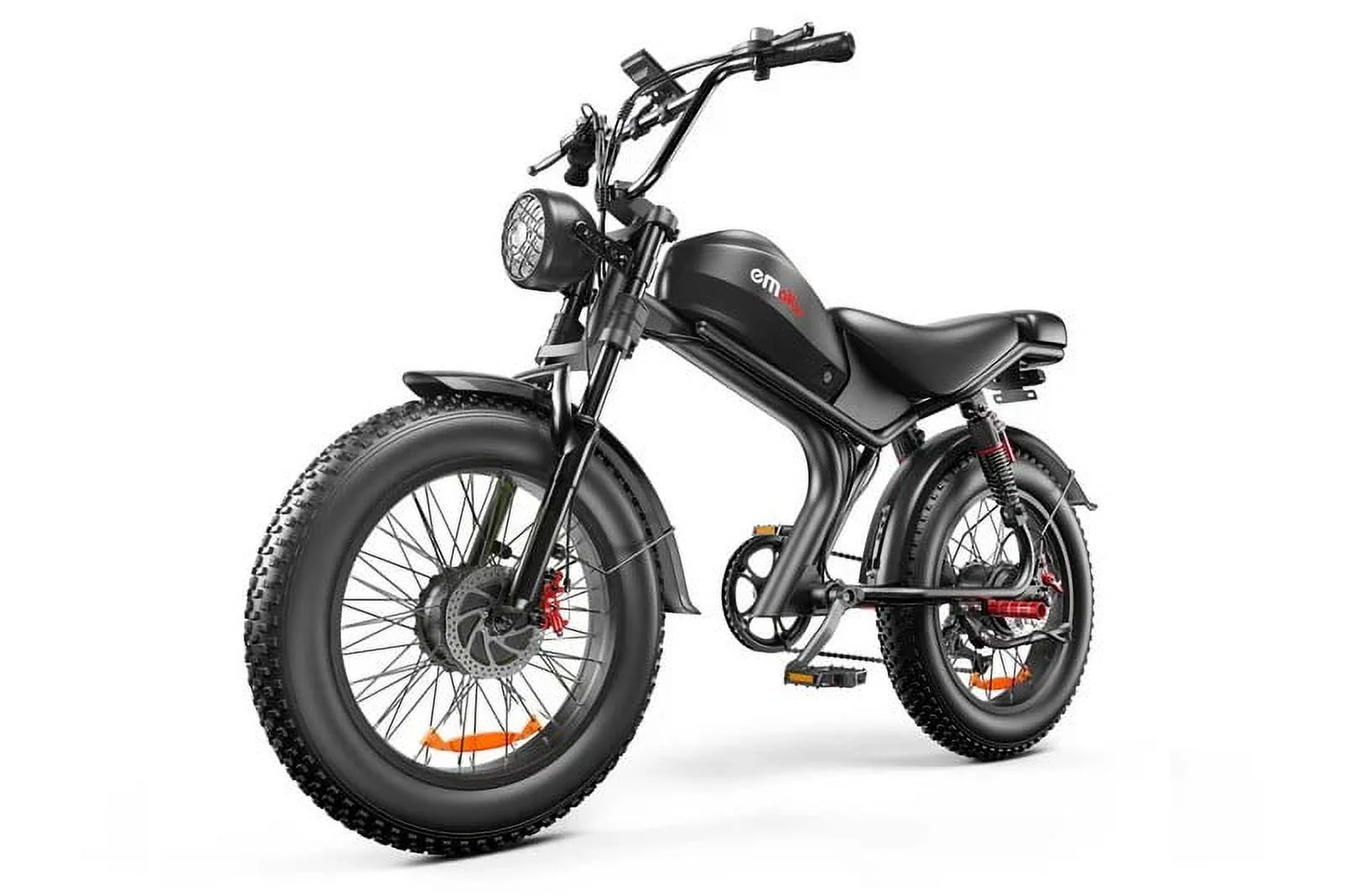 C93 Electric Bike Dual 2000W Motors Removable 23Ah Battery Up to 100 km Range 7-Speed Gears Hydrualic Brake 20" Wheels, Blue Color - Image 9