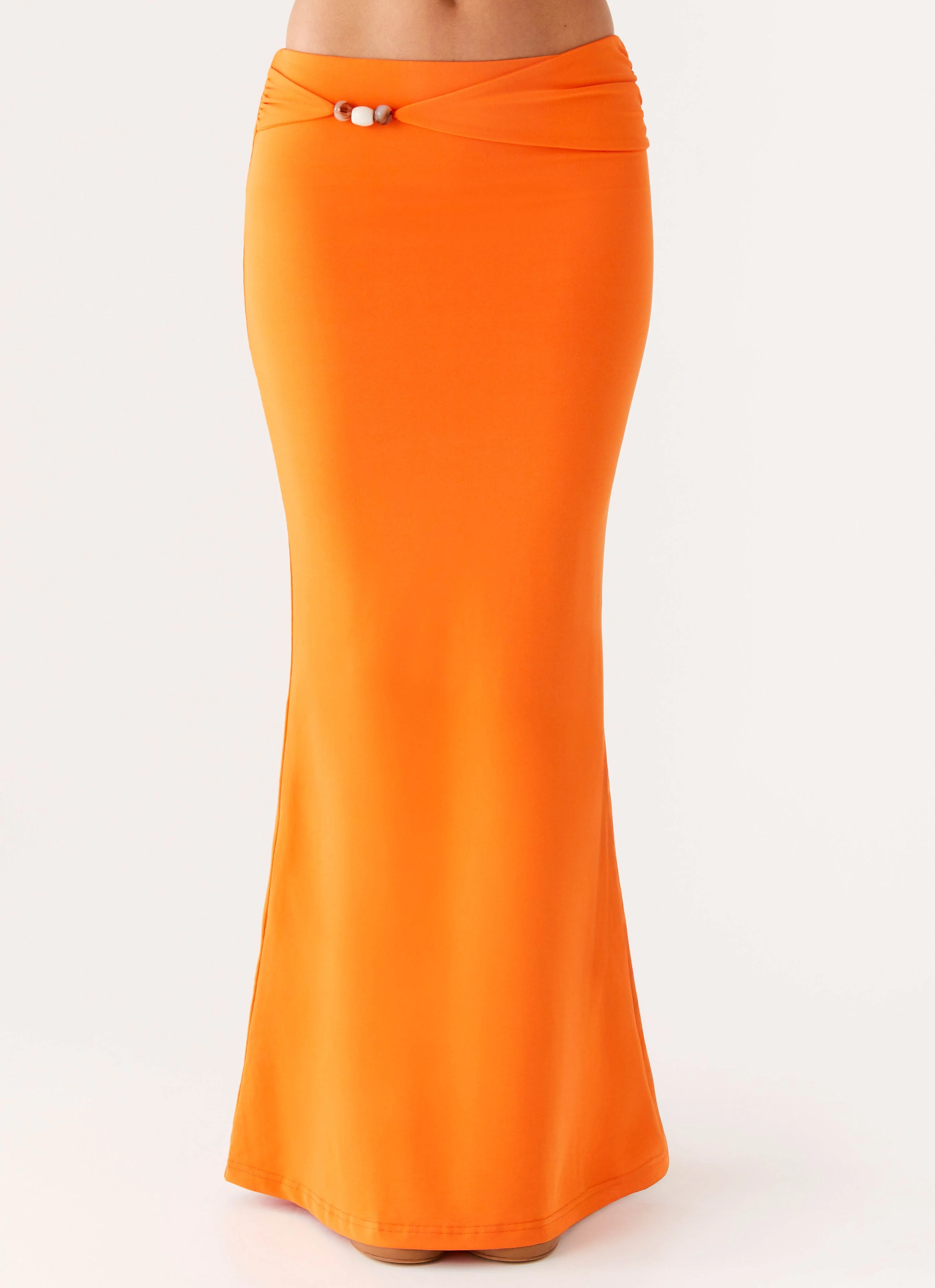 Mention Maxi Skirt - Orange