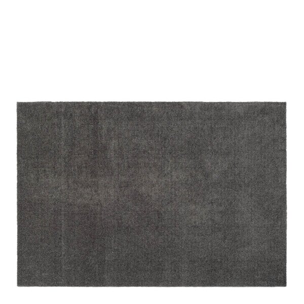 Unicolor gulvmatte 130x90 cm steelgrey