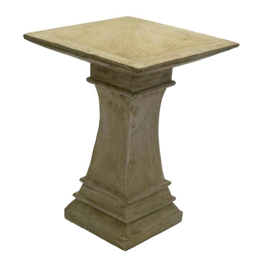 Lowe&s 24-in H Buff Concrete Complete Birdbath in Brown | 02-002013BU