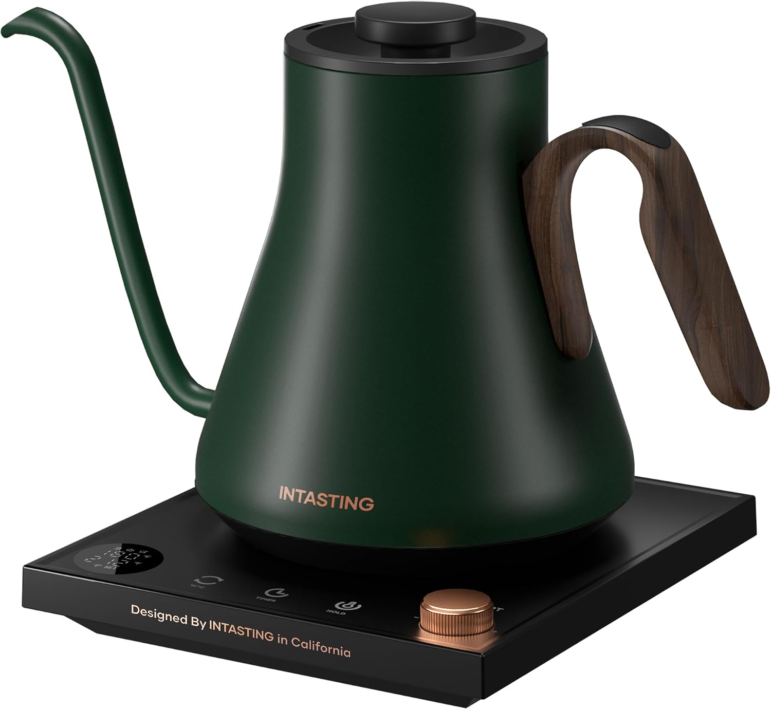 INTASTING Gooseneck Electric Kettle with ±1℉ Temperature Control, 0.9L