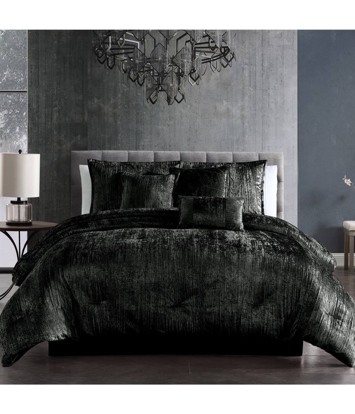 Riverbrook Home Turin King Black 7 Piece Comforter 84508