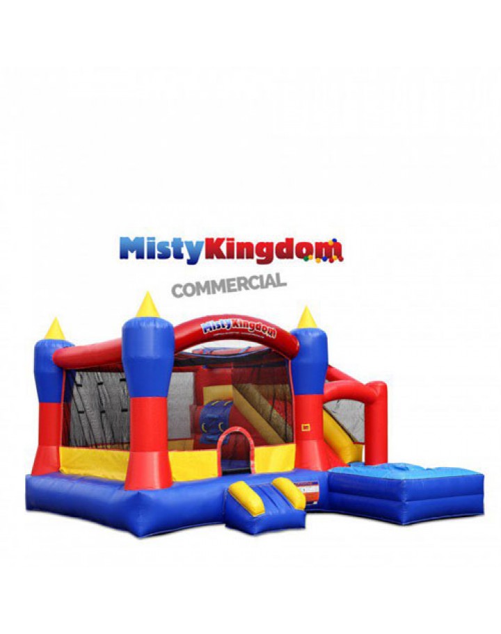 Château gonflable combiné Misty Kingdom XL de qualité commerciale