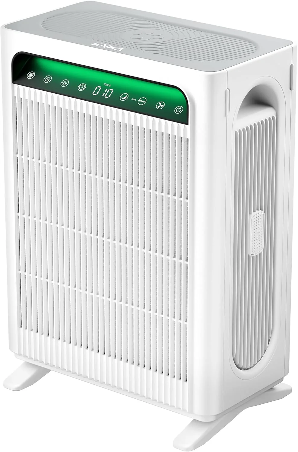 Purificateur d'air KNKA pour chambre à coucher et grandes pièces jusqu'à 157 m² en 1 heure, filtre HEPA avec préfiltre lavable, affichage de l'indice AQI, mode Éco, mode Sommeil, mode Animaux (pour animaux domestiques), poussière, pollen, APH4000