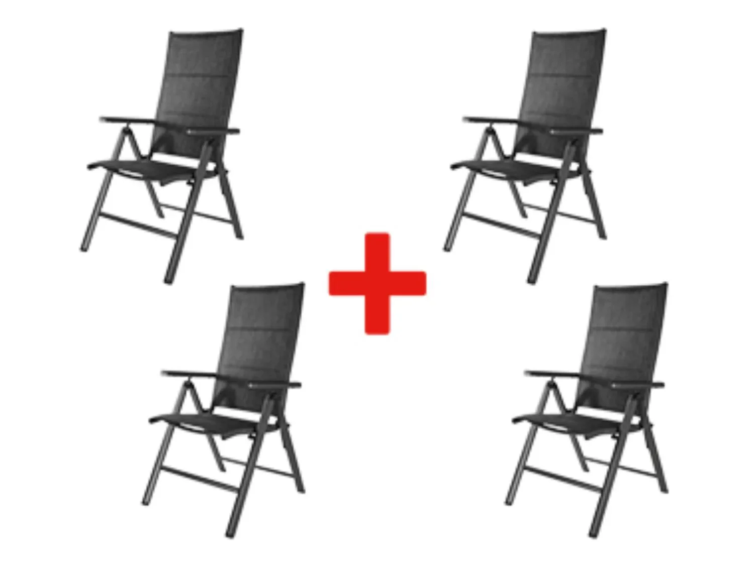 LIVARNO home Lot de 4 chaises hautes TORONTO