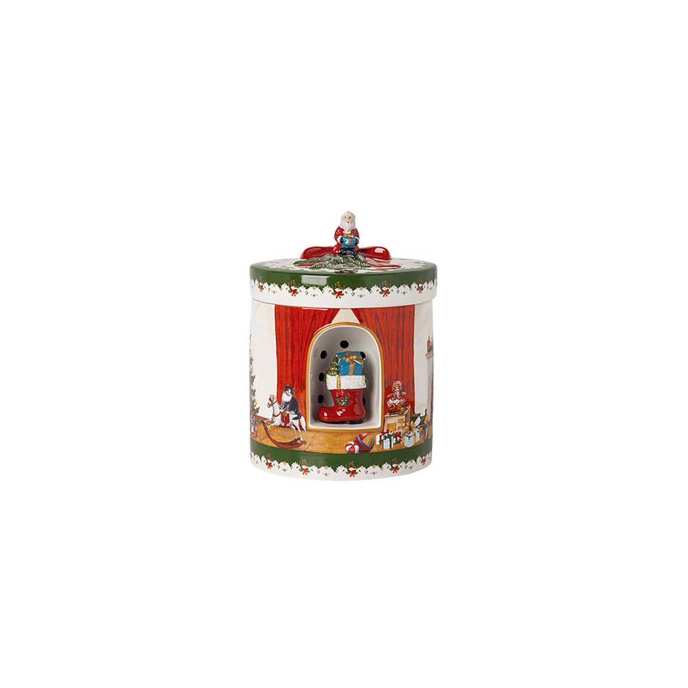 Christmas Toy's Christmas music box - Multi-colored, 6.7'' x 6.7'' x 8.7''