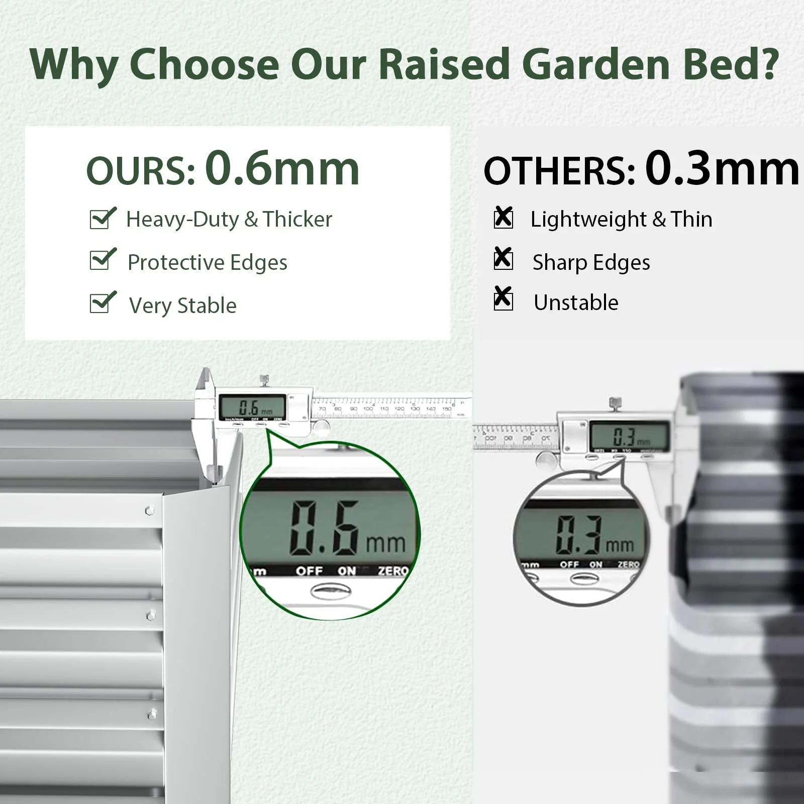 6FT x 3FT x 3FT Galvanized Bottomless Raised Garden Bed with Greenhouse, Dual 2-Tier Roll-Up Windows, Easy Venting & Watering