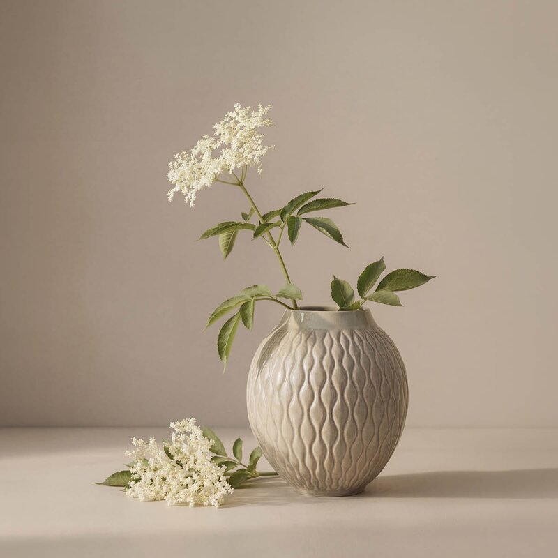 Solum vase 24 cm ash