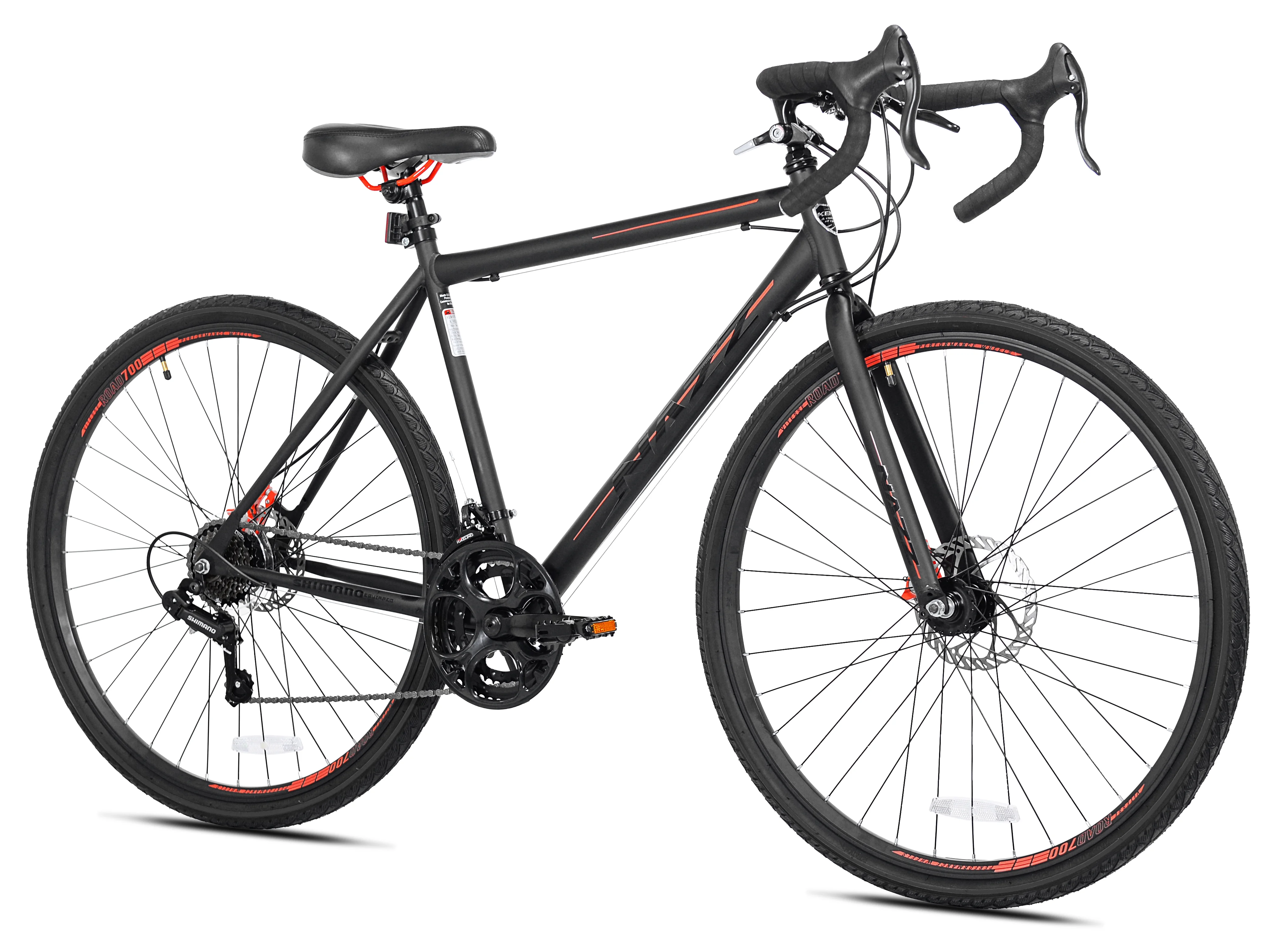 700c Nazz Men'S Gravel Road Bike, Black