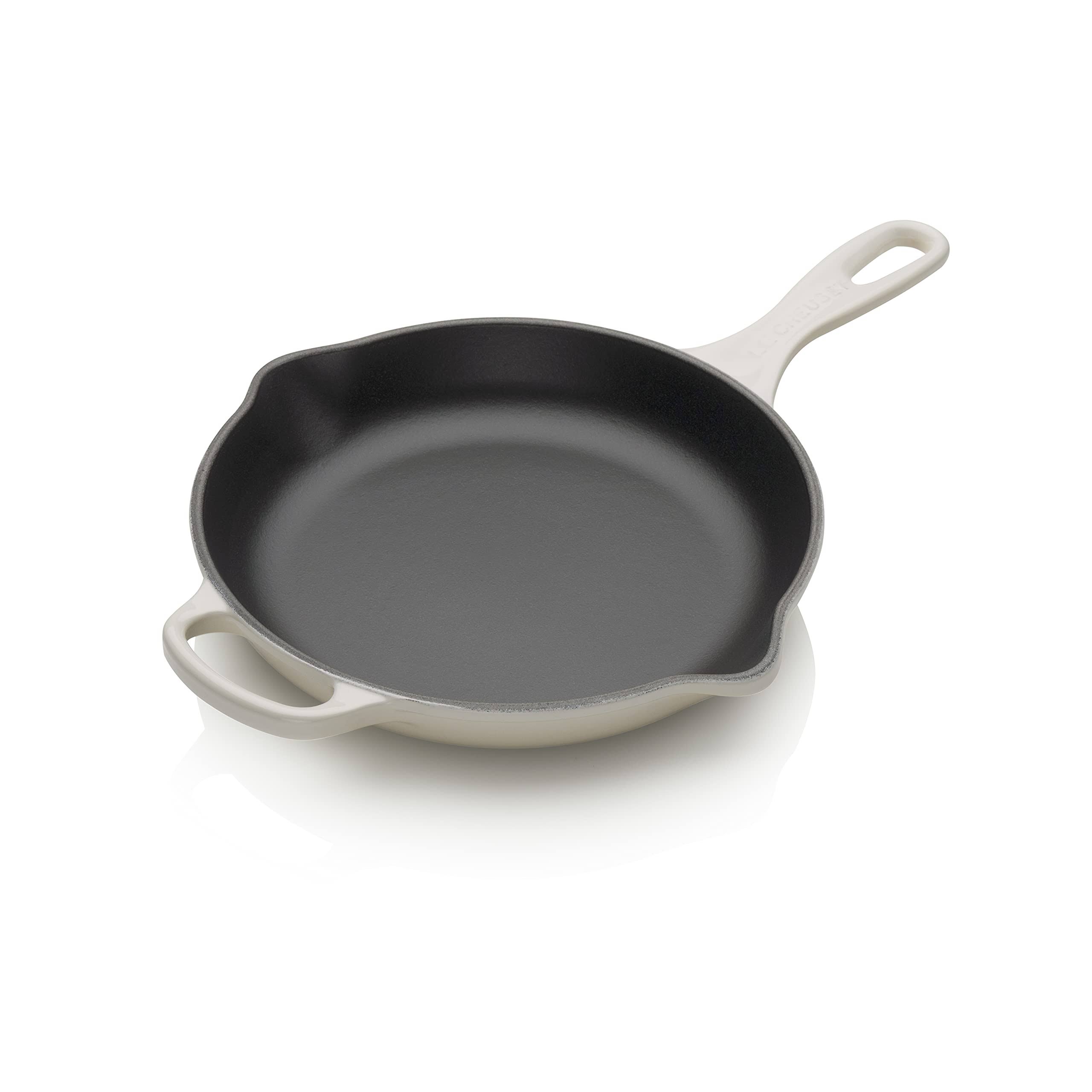 Le Creuset Signature Cast Iron Handle Skillet, 9-in, Meringue