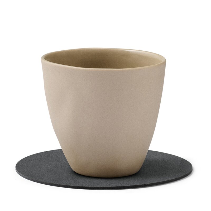 Circle Nupo glassbrikke 10 cm antrasitt
