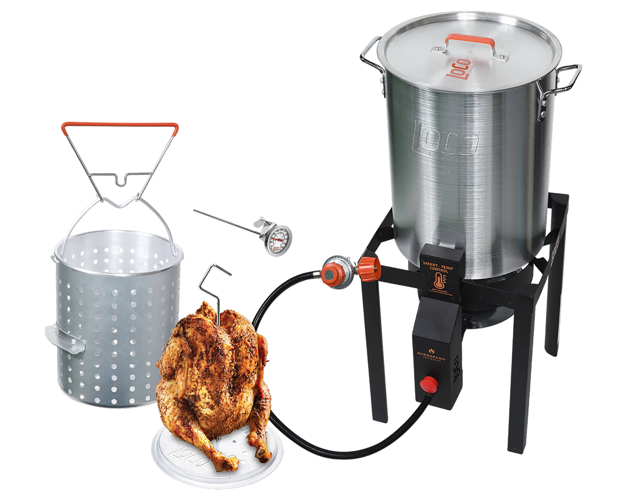 Loco Cookers 36 Quart SureSpark Turkey Fryer